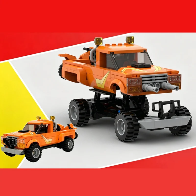 

Popular Anime Model MOC Building Bricks Masked Special Vehicle Modular Technology Gifts Holiday Assemble Children Toys Suit
