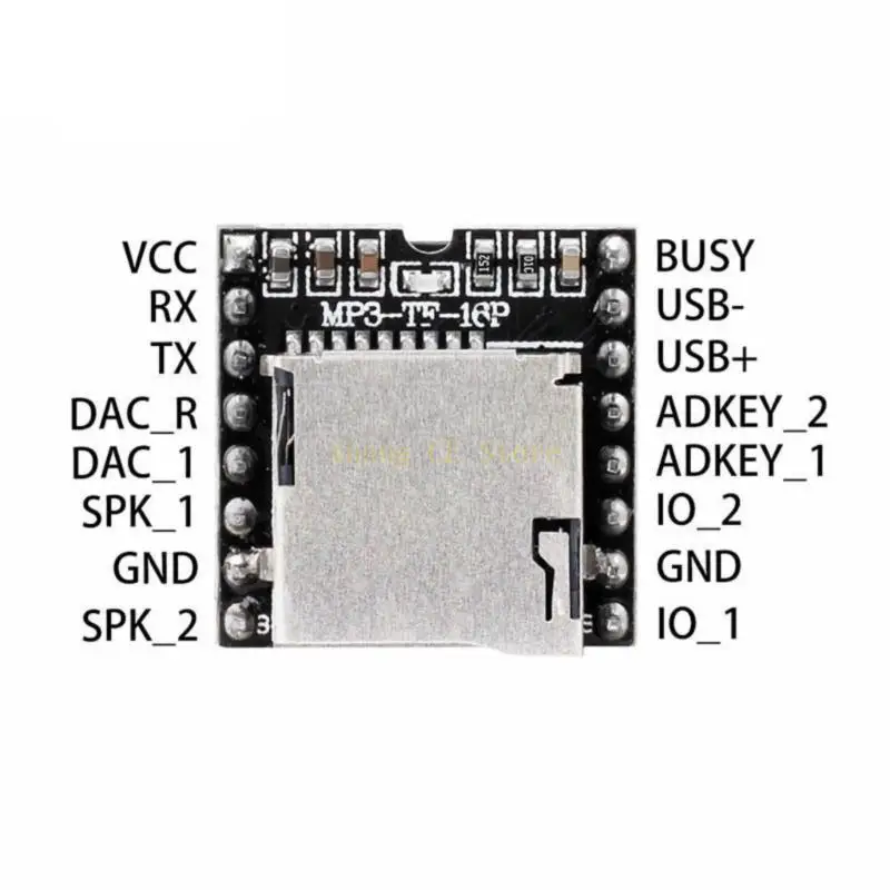 M5TD 3PCS لـ Dfplayer MINI MP3 MODULE TF CARD U DISK MINI MP3 DFPLAYER صوت بطاقة الصوت