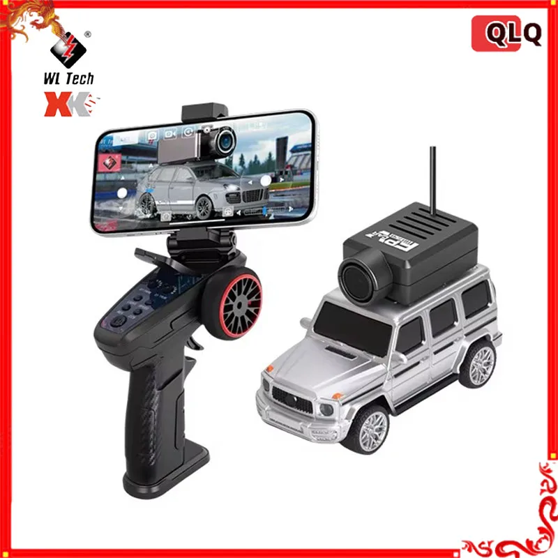 

WLtoys 1/64 Мини-камера Автомобиль с дистанционным управлением Гоночный автомобиль Игрушка 720P FPV WIFI Управление через приложение 2,4G Детская игрушка