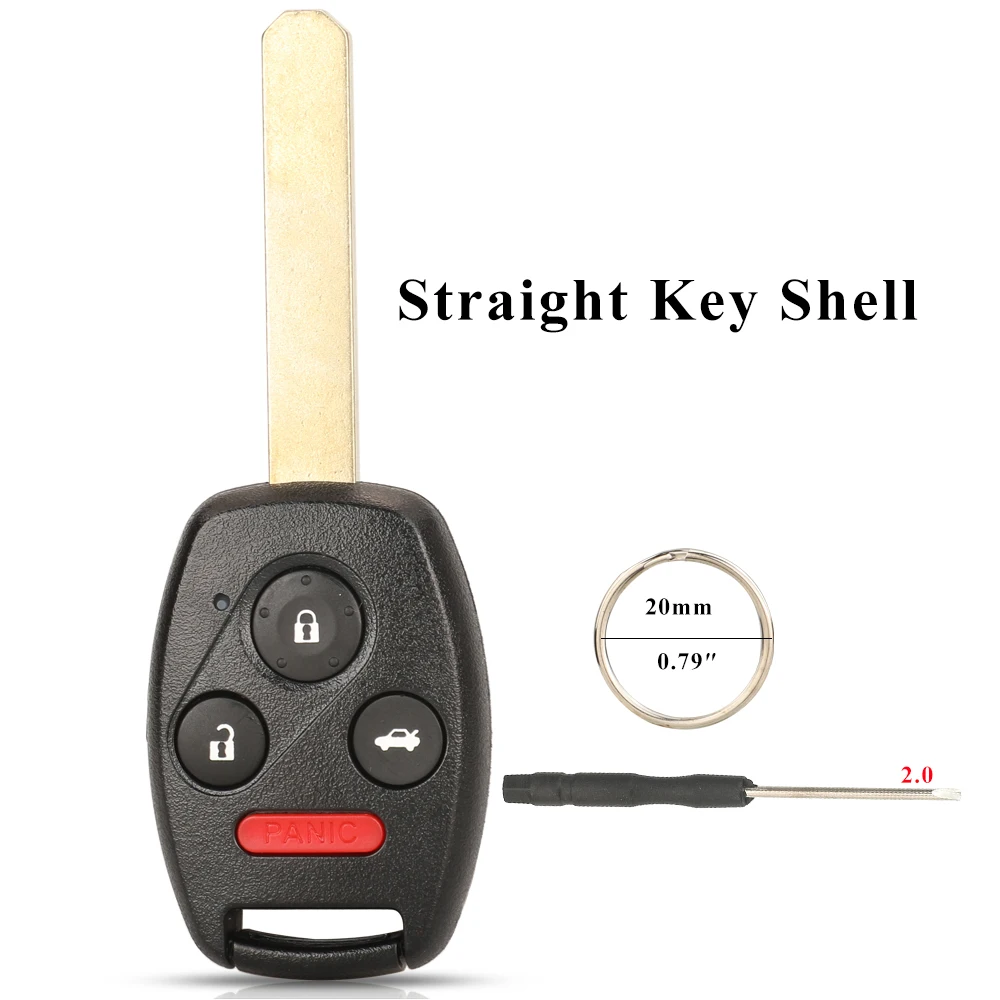 Jingyuqin 2/3/4BTN Geändert Filp Remote Key Shell Fob Fall Für Honda Fit CRV Civic Insight Ridgeline HRV Jazz ACCORD 2003-2013