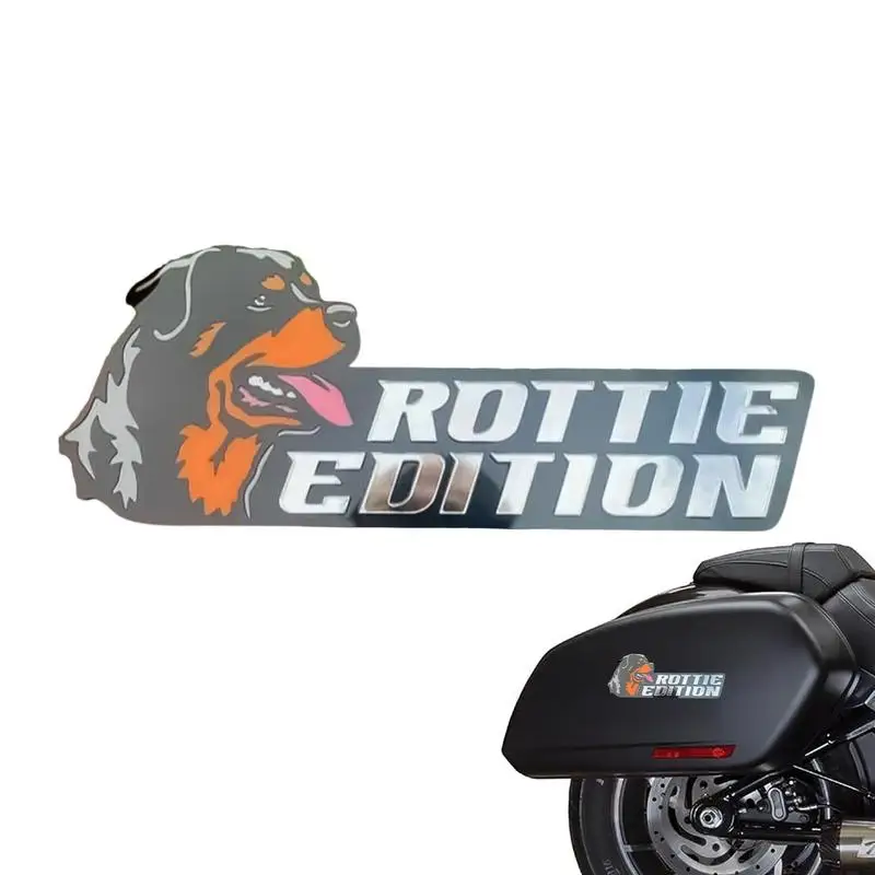 

Dog Edition Car Badge 3D Dogs Badge Acrylic Car Decals Bumper Stickers Badge Sticker For Car Car Emblems And Badges For