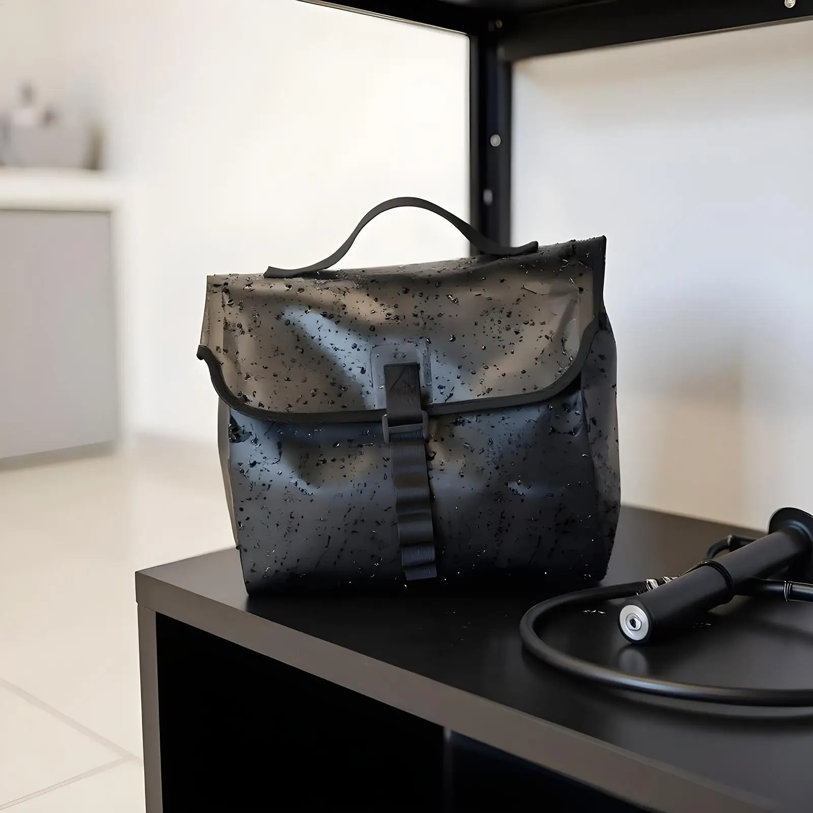 

Motorcycle Saddle Bag Leather Saddle Backpack Motorcycle Tool Rear Messenger Bag For Phone Card Drinks Bottle Key Camera Highway