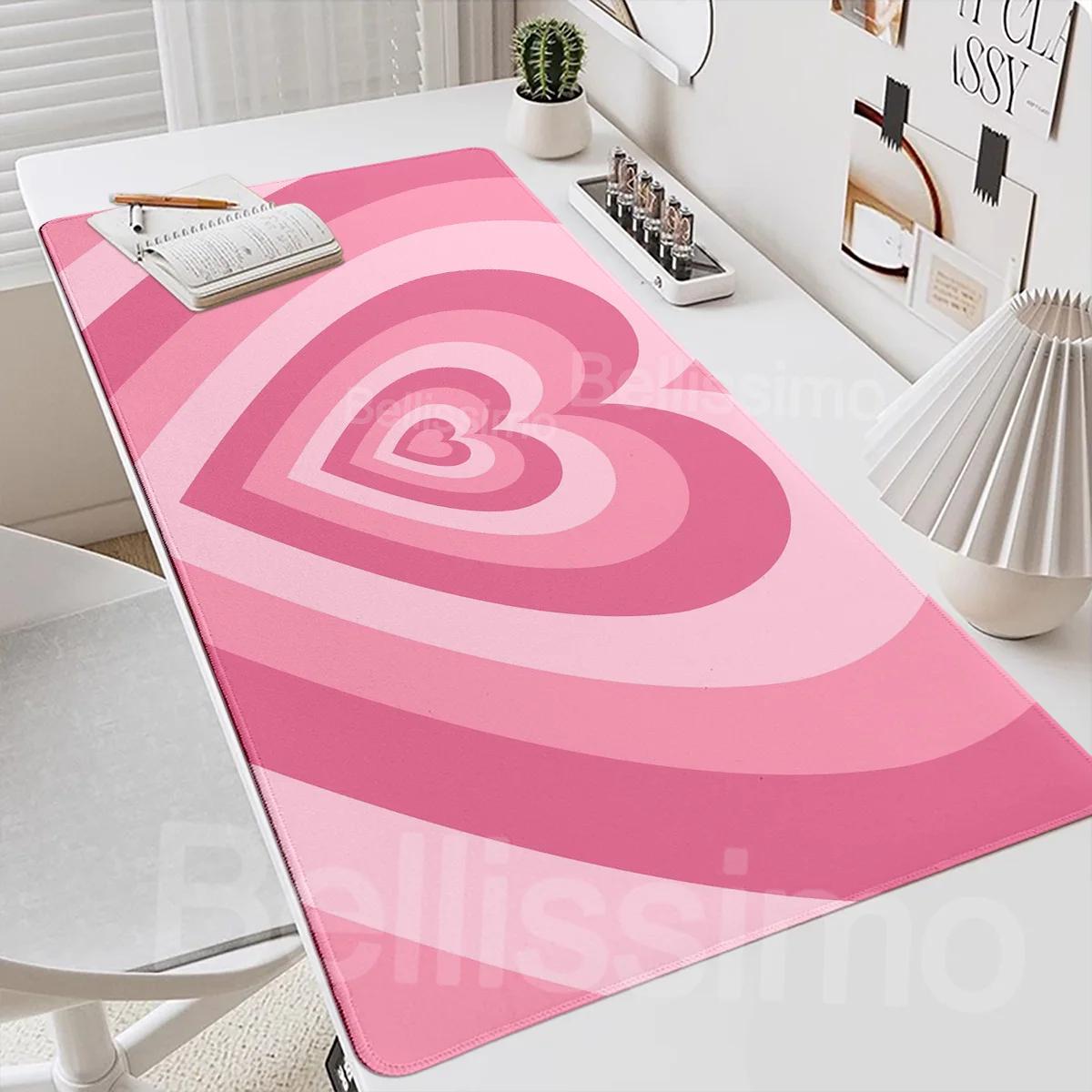 Coffee Love Heart LED Laptop Technology Gaming Desktop Accessories XL Computer Office Rubber Anti-Slip Keyboard Mouse Pad Yeston