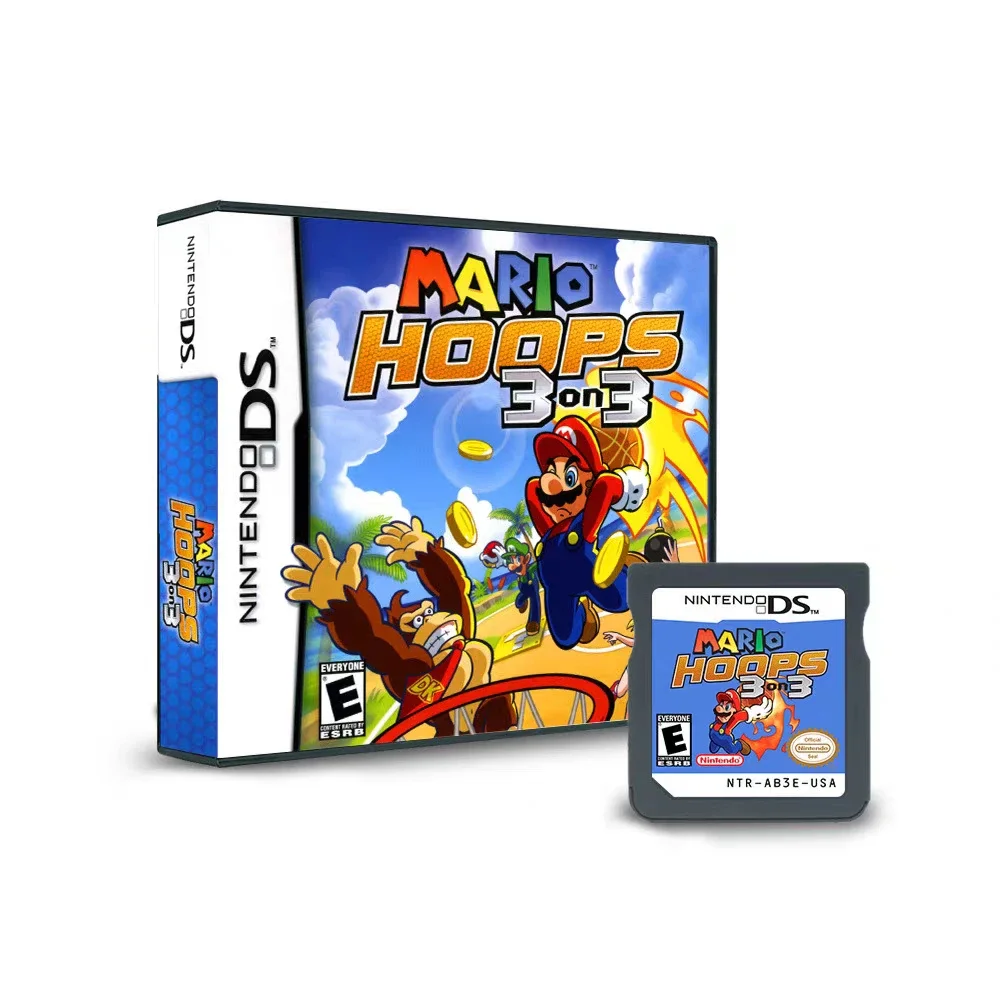 بطاقة ألعاب NDS الجديدة ماريو ضد. Donkey Kong 2Mario & Luigi Bowsers Inside Story إصدار الولايات المتحدة الأمريكية (إصدار بطاقة R4) لـ NDSL 2DS 3DS