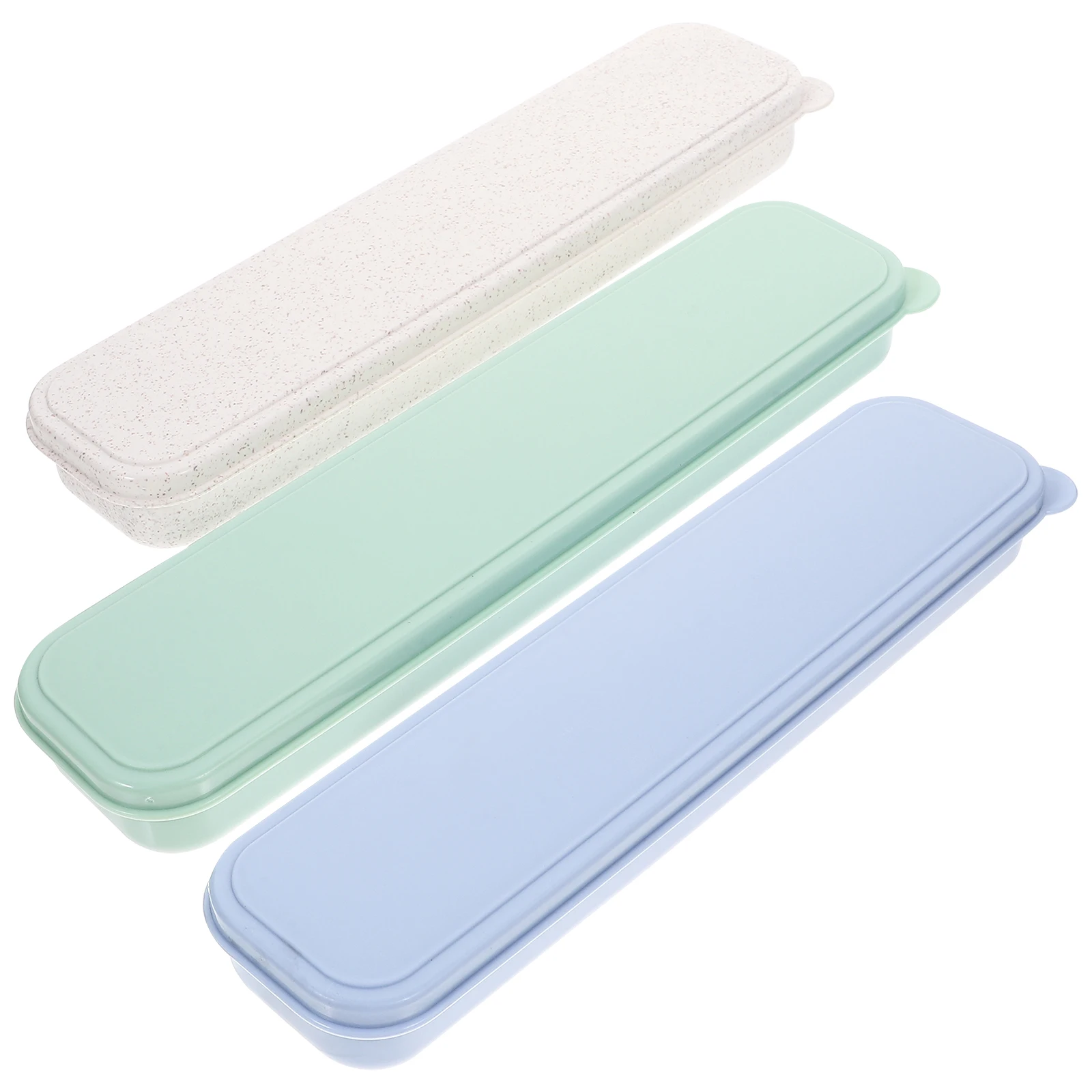 6pcs Makeup Brush Storage Case Organizer Box Travel Pencil Box Slim Portable Multi-Functional Pen Holder Large Capacity