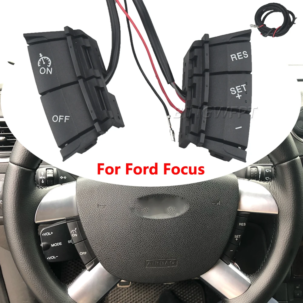 

Автомобильный круиз-переключатель для Ford/Focus /St 2 2005-2007 2008 2009 2010 2011 переключатель круиз-контроля Многофункциональная кнопка рулевого колеса