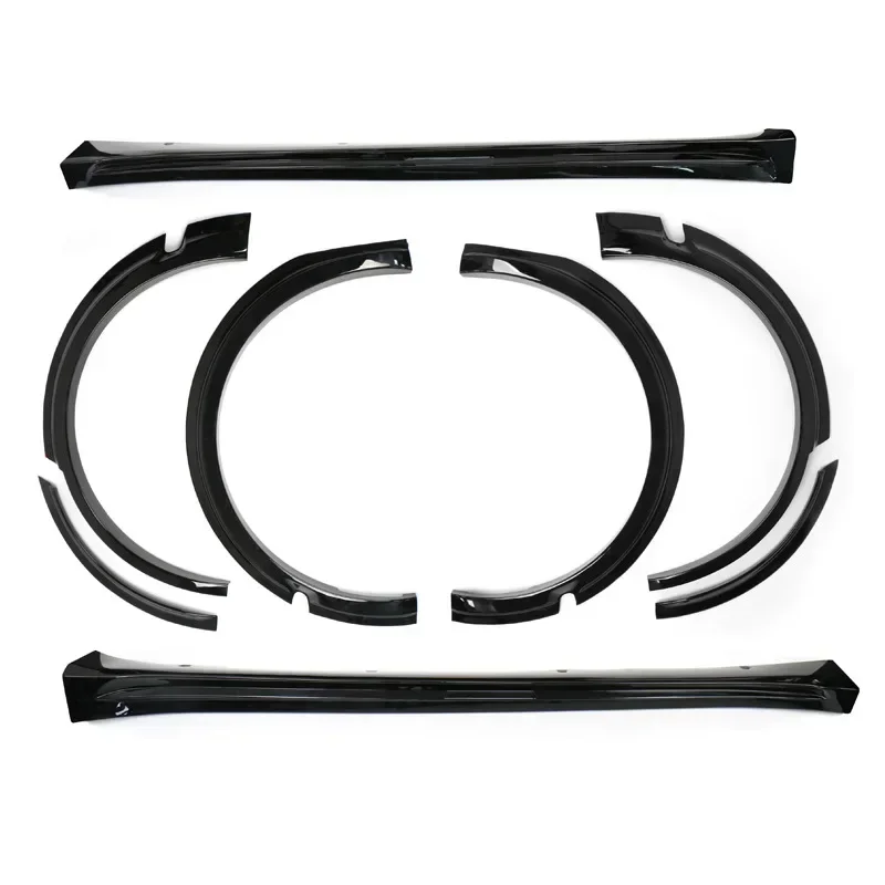 Fit For Tesla Model Y Carbon Fiber Surround Kit Widened Side Skirt Wide Body Wheel Arch Modification