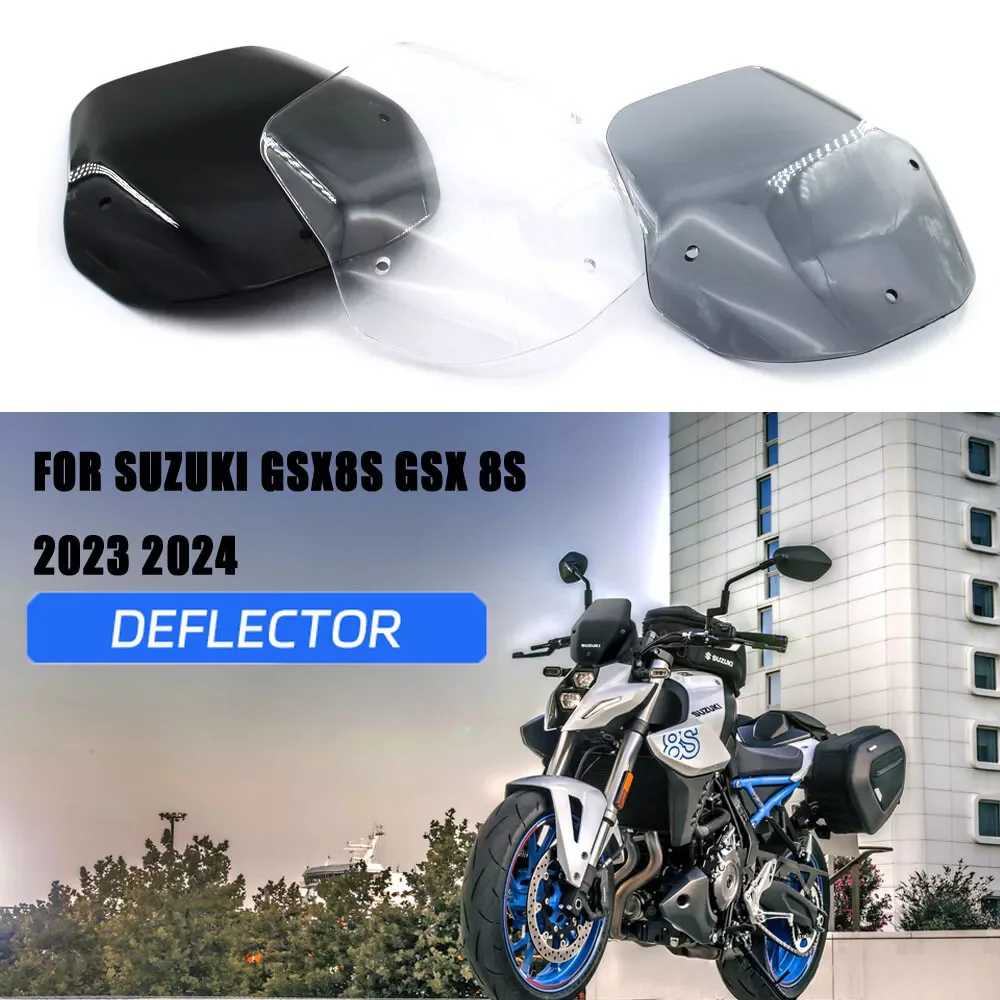 

Motorcycle For Suzuki GSX-8S GSX8S gsx8s 2023 2024 Accessories Touring Screen Windshields Sport Screens Wind Deflector Spoiler