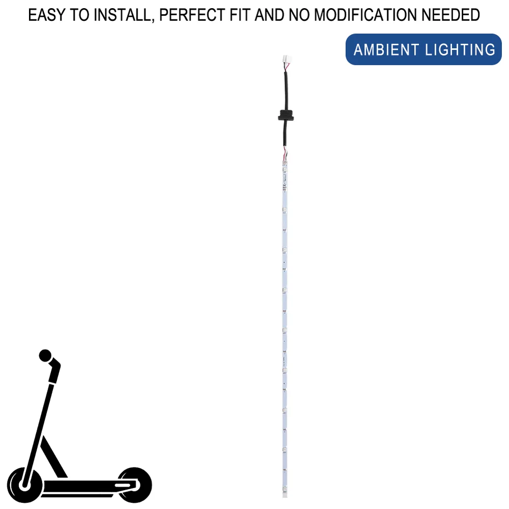 

Светодиодная лента для электросамоката Ninebot E3 Pro обеспечивает яркое свечение и длительную работу на открытом воздухе.