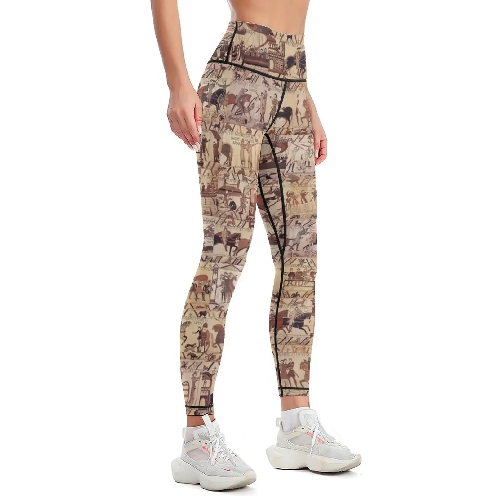 Bayeux Tapestry Leggings legings for fitness Pants sport Womens Leggings