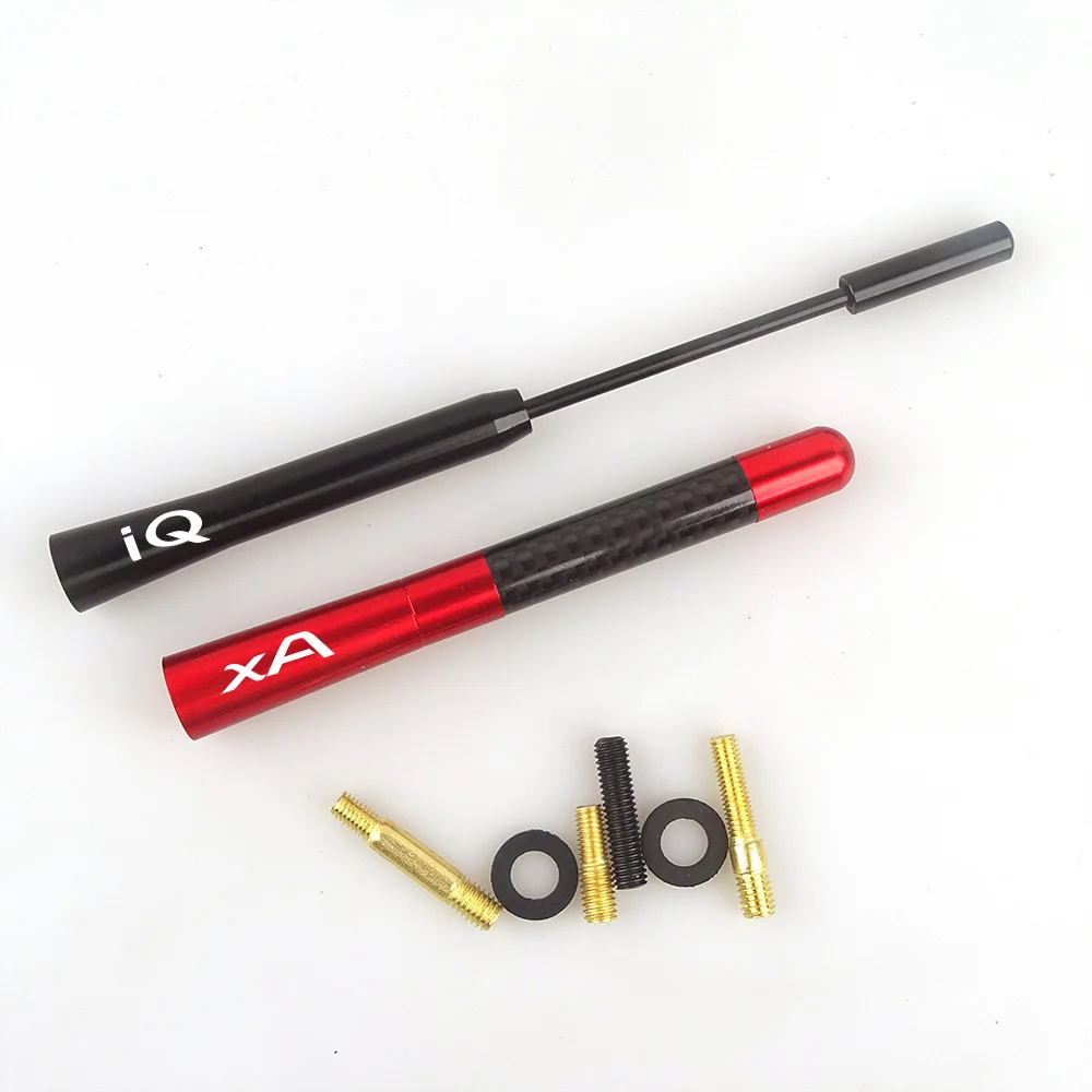 جديد 17 سنتيمتر السيارات هوائي السيارات ألياف الكربون راديو الجوي اكسسوارات السيارات ل سليل bbX FR-S الصمامات Hako iA iM iQ tC t2B xA xB xD