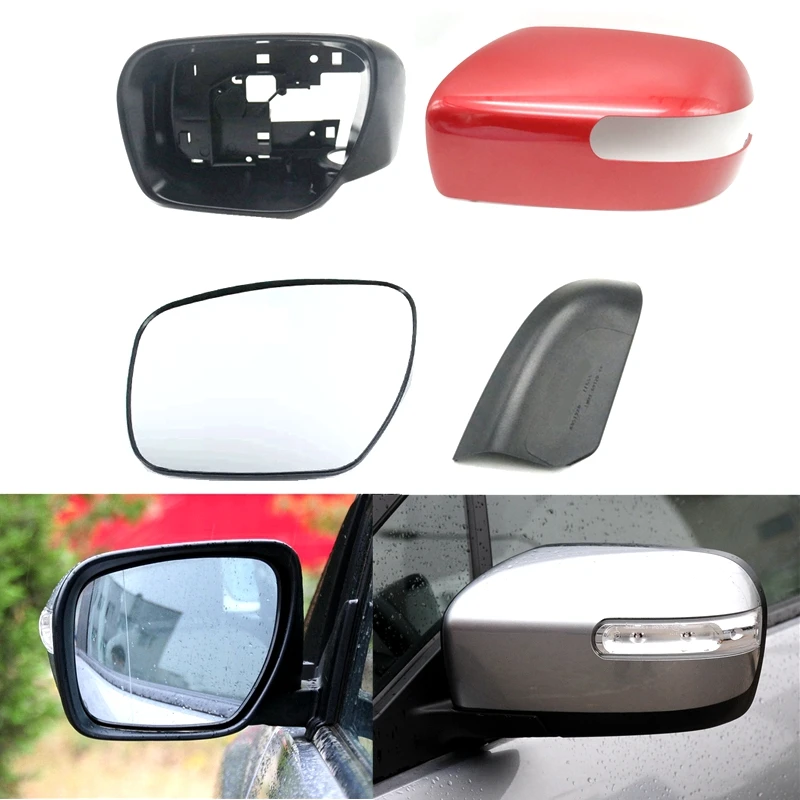 Car Rearview Mirror Cover Frame Lower Cap Lens Folding Motor For Mazda 5 8 MPV 2007-2013 CX-7 2007-2012 CX-9 2006-2009