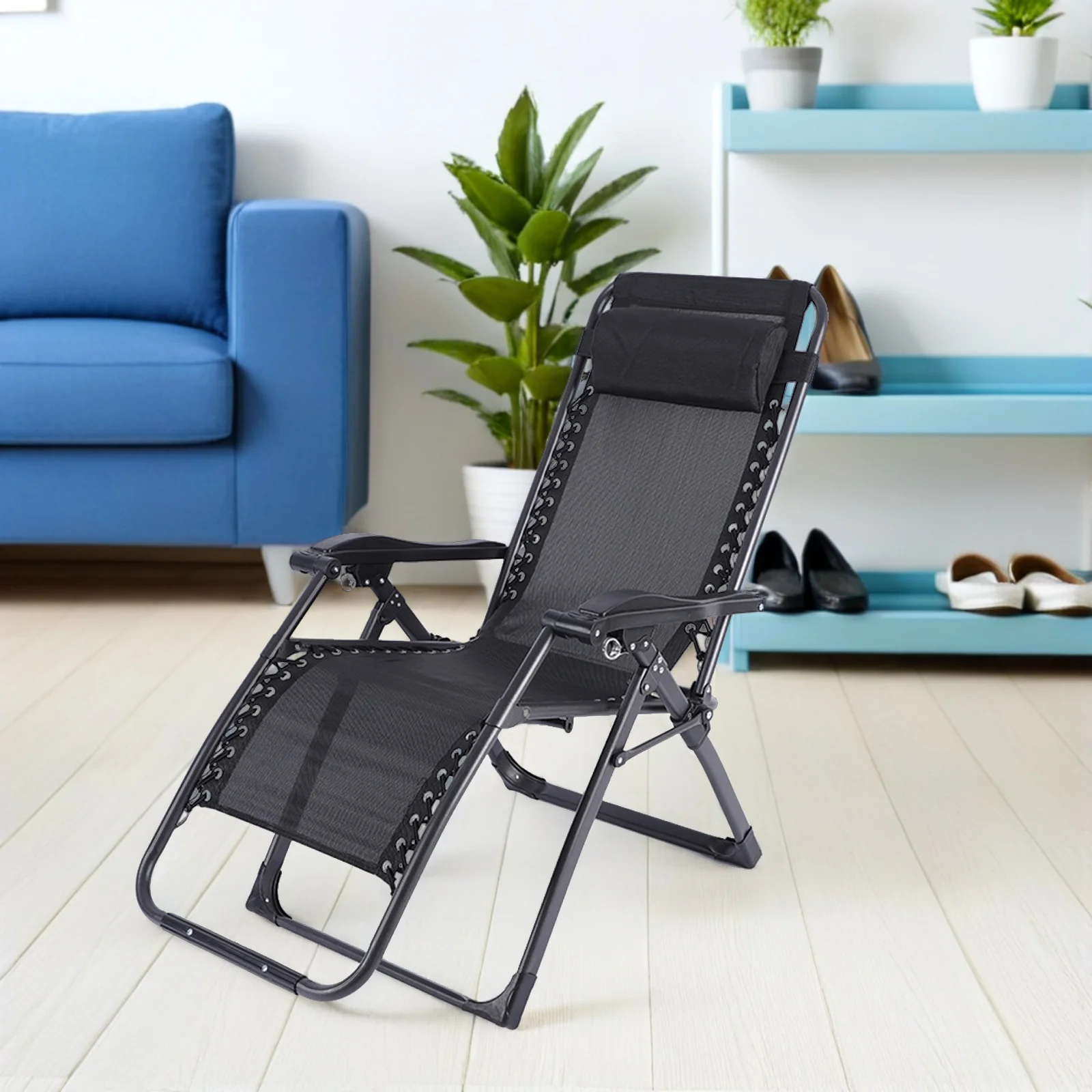 

2Pcs Outdoor Foldable Chair Headrest Ergonomic Neck Support Detachable Cushion for Deck Lawn Recliner Black Deck Chair Headrest