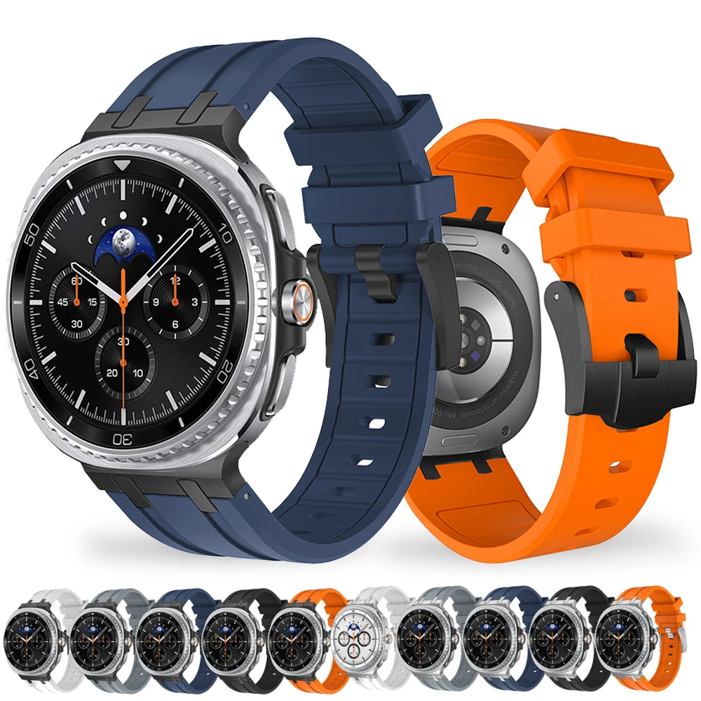 Silikonarmband für Samsung Galaxy Watch 8/8 40/44mm Sport Wasserdichtes Armband für Samsung Watch 8 Classic 46mm Armband Zubehör