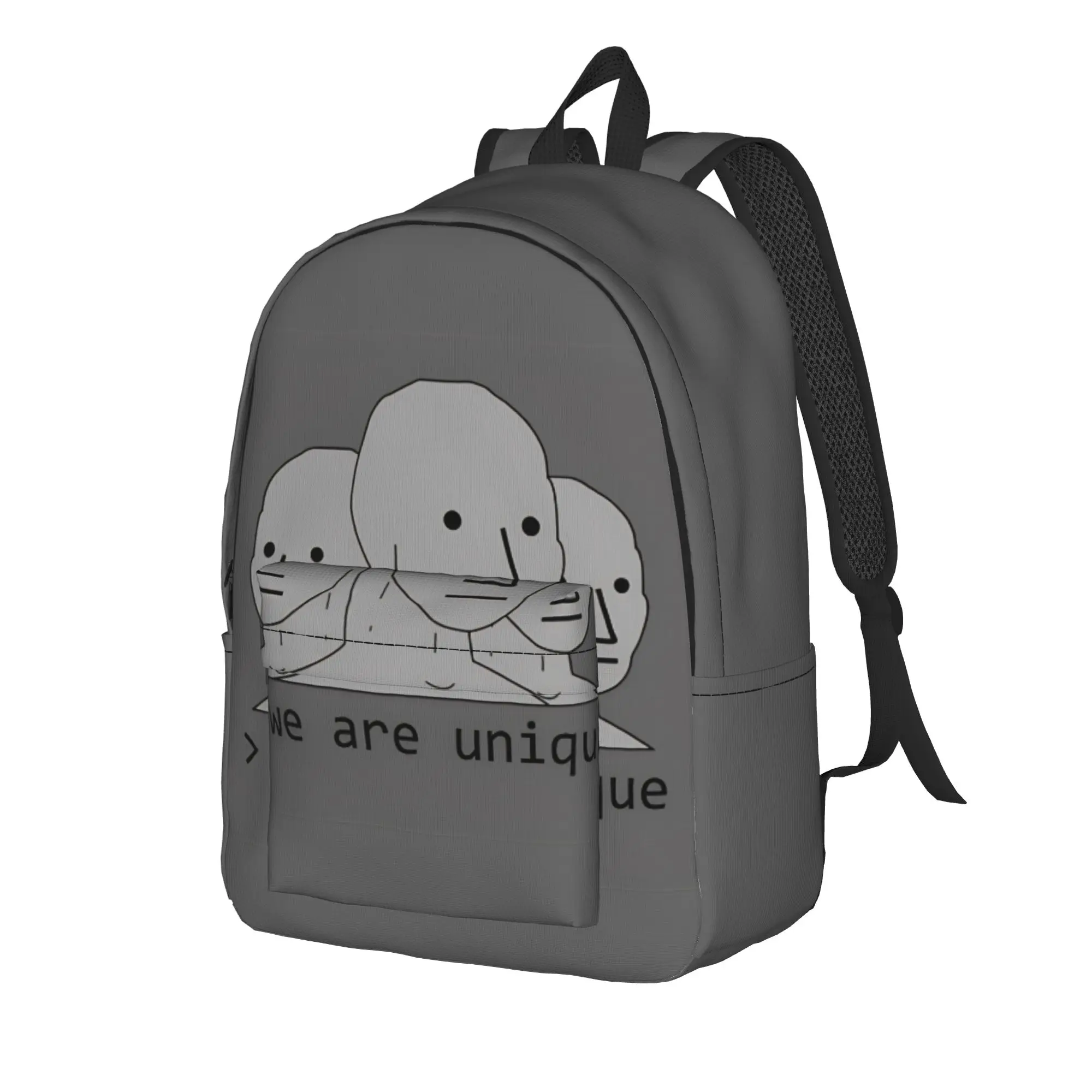 Back to school season We Are Unique NPC Backpack Wojak Office Workers High Street Backpack