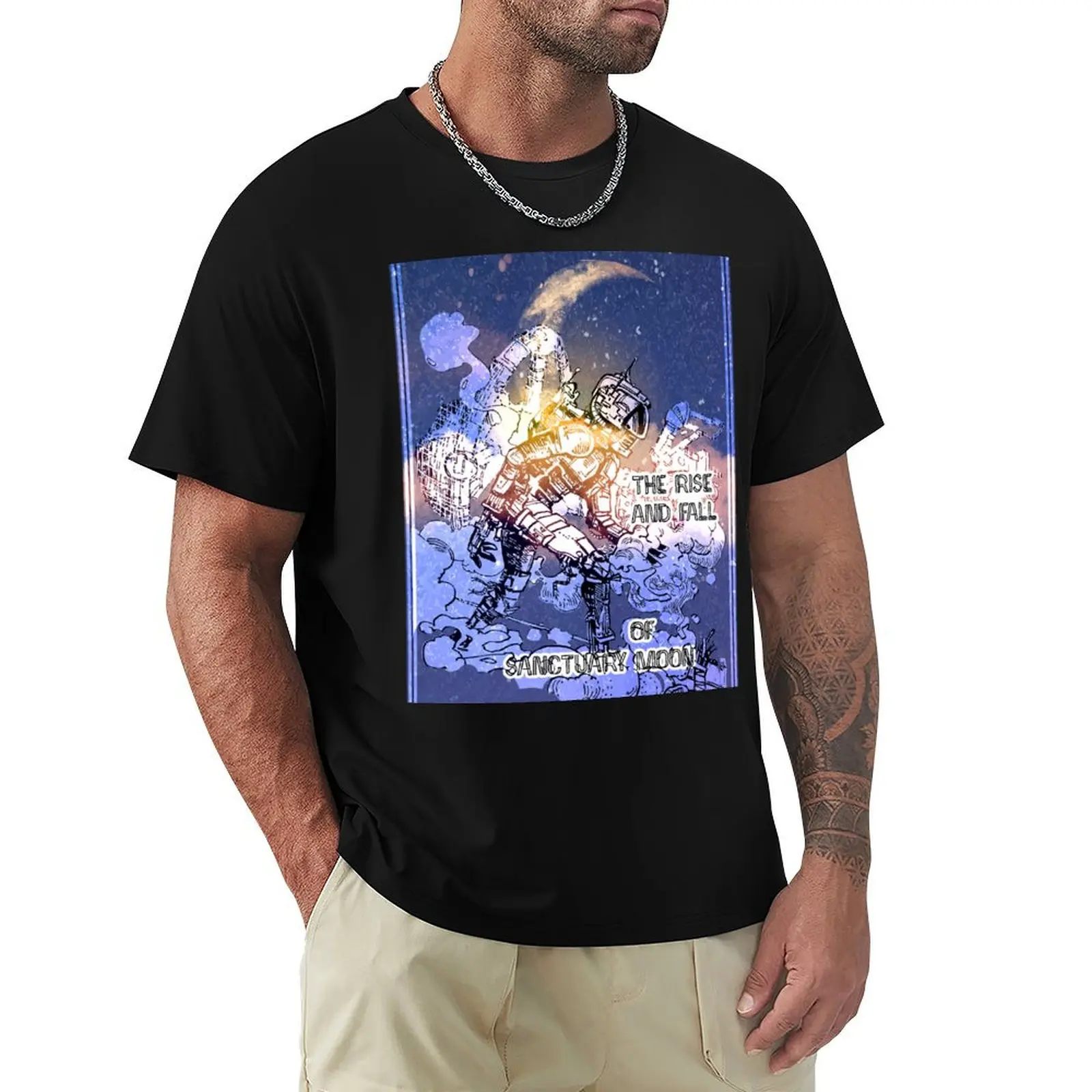 The Rise And Fall of Sanctuary Moon T-Shirt Big Size Daily Wear T-Shirt