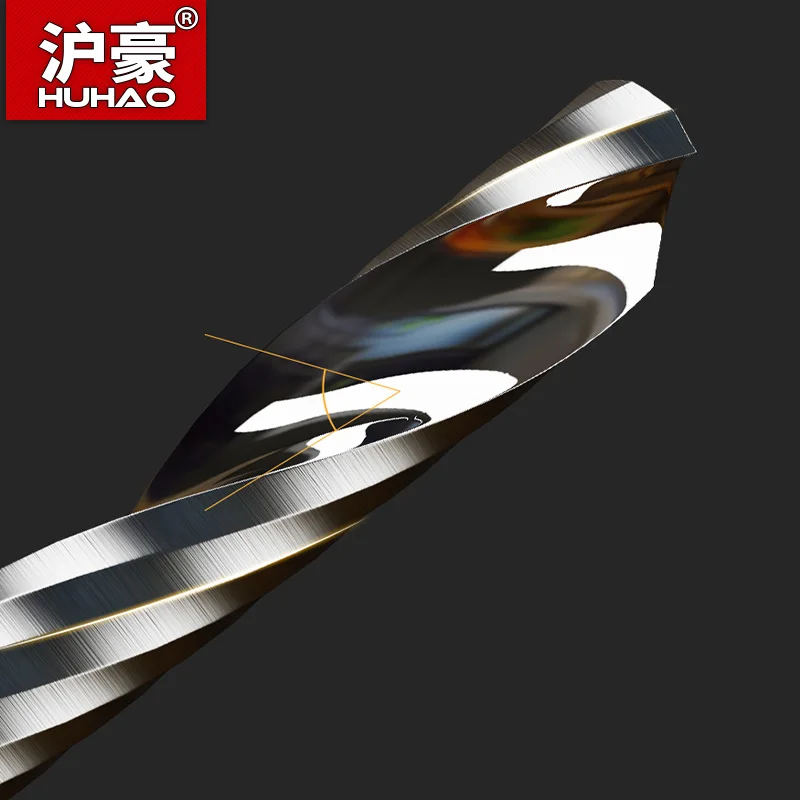 HUHAO-fresa de 3.175MM, fresa de extremo, brocas en espiral de tungsteno de una flauta, herramienta de maquinaria CNC adecuada para cortar Pvc acrílico