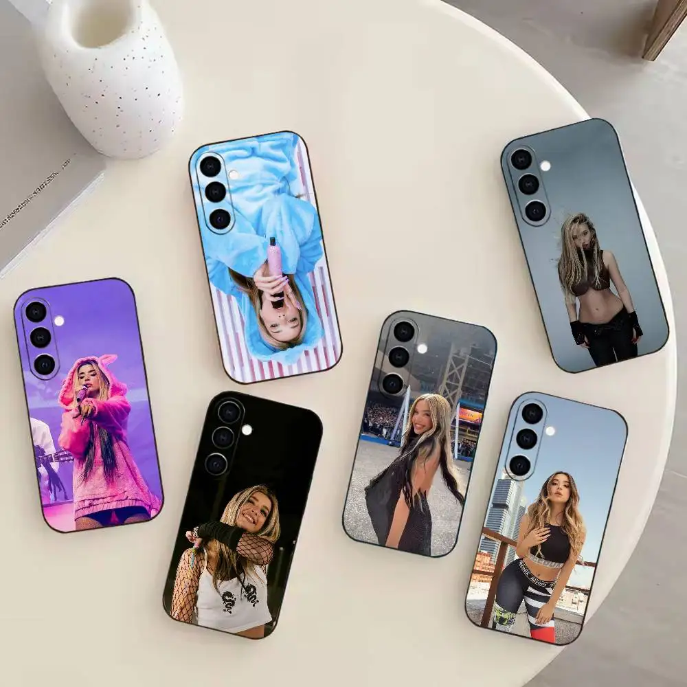 

Singer L-Lola Indigo Phone Case For Samsung Galaxy A20,21s,22,31,32,52,53,72,73,80,91 Soft Black Shell