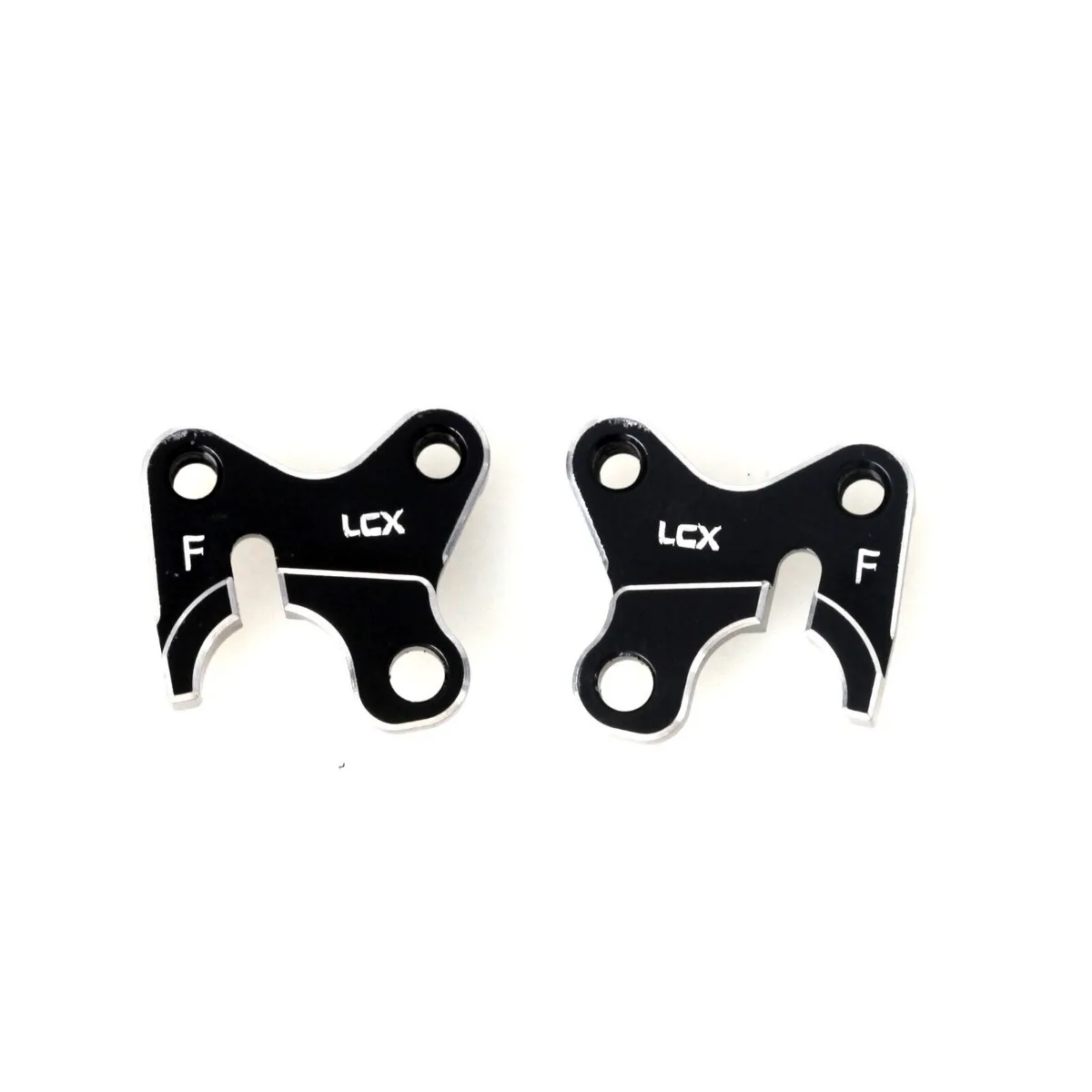 LCX Racing 1/18 RC Crawler CNC eje delantero de aluminio montaje de choque inferior para Traxxas TRX4M F150 piezas mejoradas Accesorios