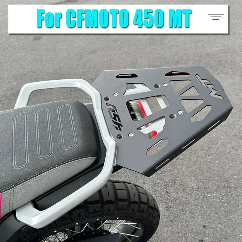 

M0t-rMotorcycle Rear Rack Luggage Ride Top Carrier Box Holder Bracket for CFMOTO 450MT 450 MT