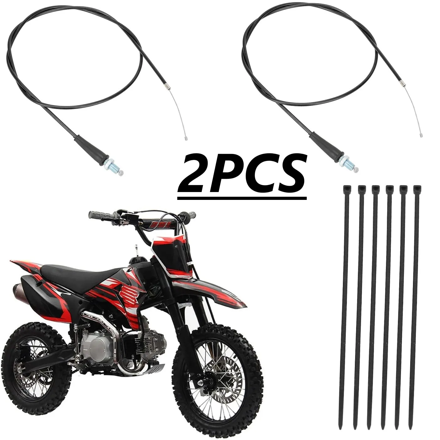 

For off-road motorcycle ATV beach bike accessories 50CC-250CC straight head throttle cable cable cable