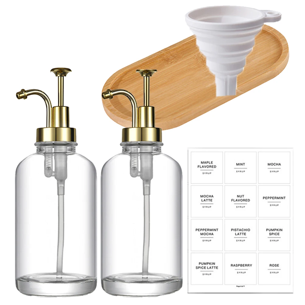 

2Pcs Press Type Multi Use Bottle Soap Dispenser Liquid Hand Soap Pump Container Bathroom Kitchen Travel Lotion