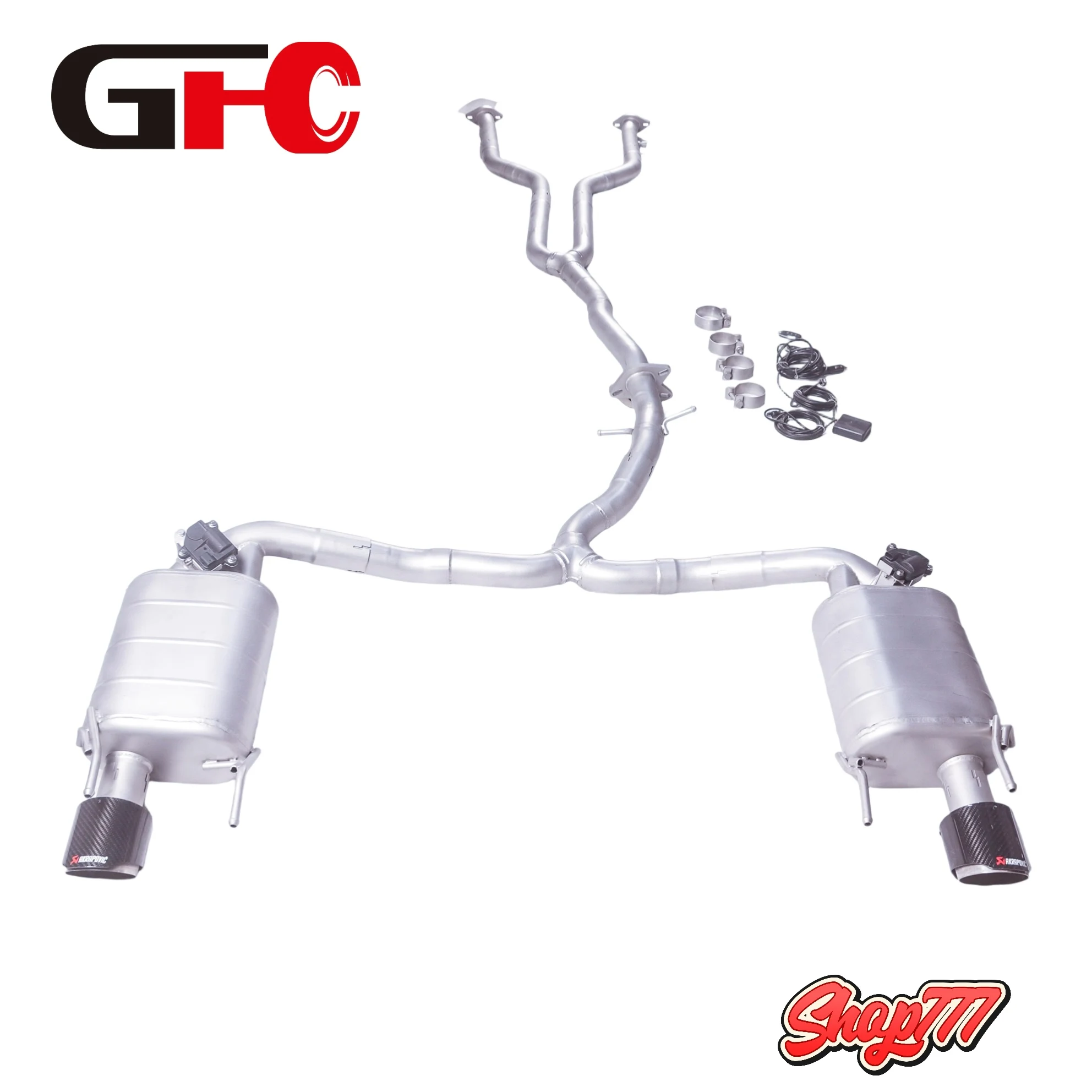 

Высокопроизводительная выхлопная система Cat-back из нержавеющей стали SUS304 для Lexus IS250 IS350 2.5L 3.0L 3.5L (2006-2012) с регулируемым клапаном глушителя