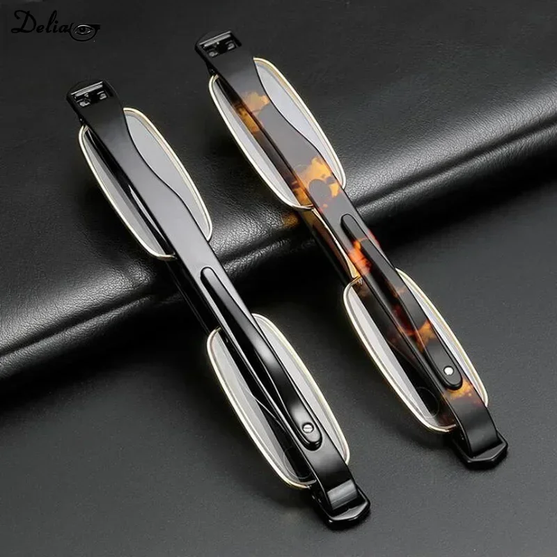 Reading Glasses 360 Degree Rotation Foldable Men Read Glass with Case Presbyopic Glasse Plastic Eyeglasses Eyewear