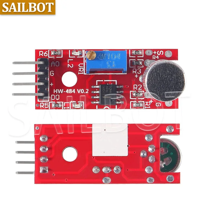 1/5/10 قطعة KY-037 حساسية عالية الصوت ميكروفون الاستشعار وحدة الكشف ل AVR الموافقة المسبقة عن علم KY037