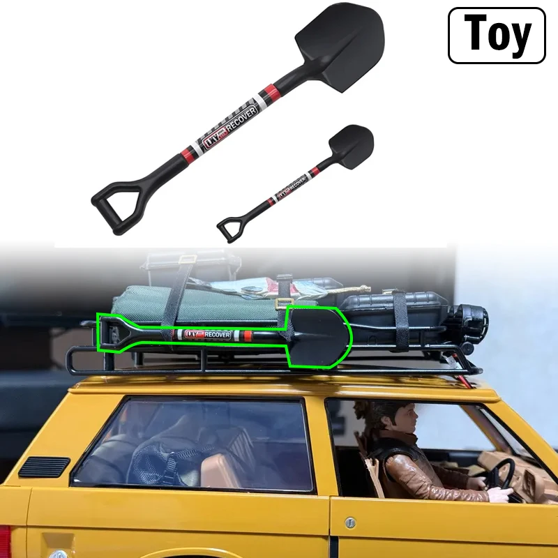 

Simulated Metal Shovel Decoration For 1/10 1/18 1/24 Rc Tracked Vehicle Axial Scx10 90046 D90 Yikong Rgt Traxxas Trx4 Trx4m D12