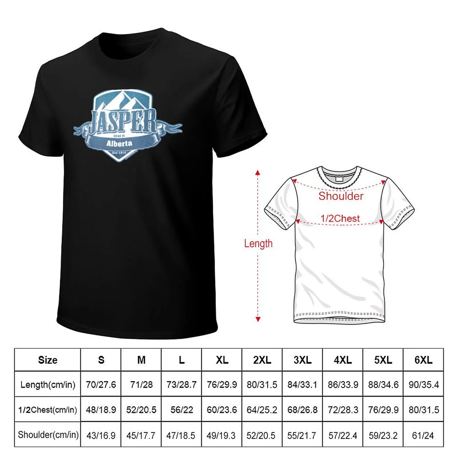 Jasper Alberta Ski Resort T-Shirt man t shirts for men T-Shirt