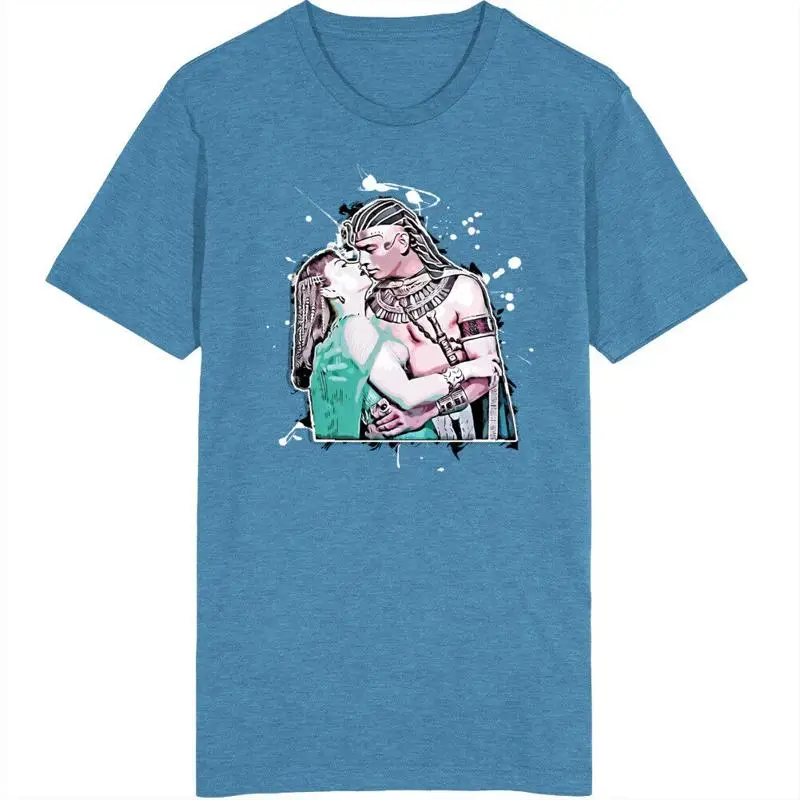 Camiseta de Yul Brynner y Anne Baxter con los Diez Mandamientos