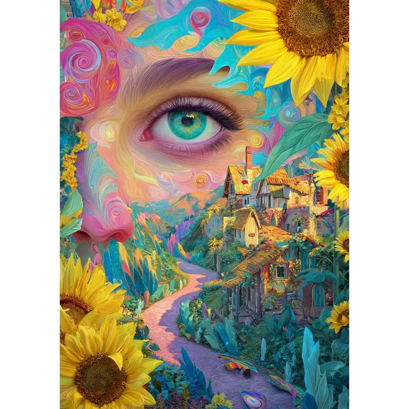 

PhotoCustom Oil Paint By Numbers For Adults Landsape Diy Crafts Acrylic Paints set Women Painting Numbers Home Wall Decor