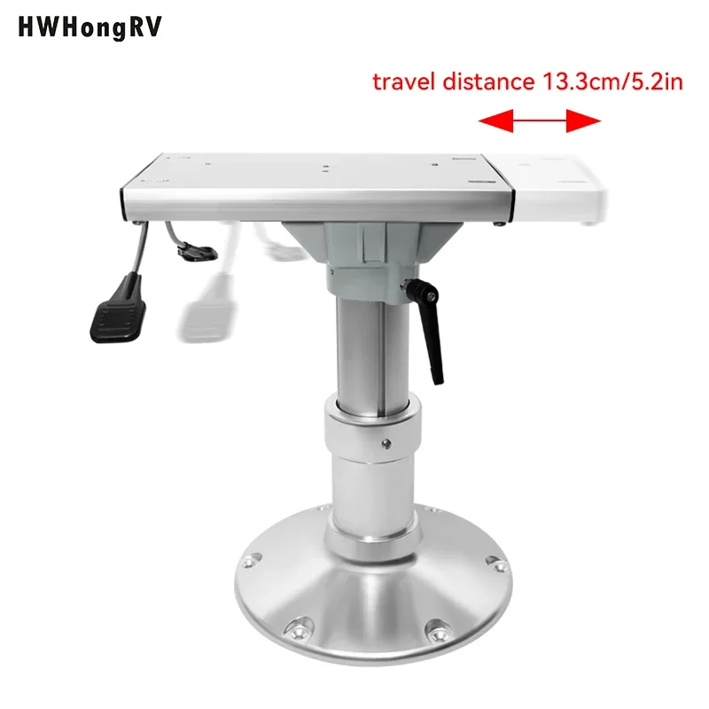 Wise Heavy Duty Mainstay Air Power Pedestal With Fore And Aft Slide And 360 Rotating Swivel