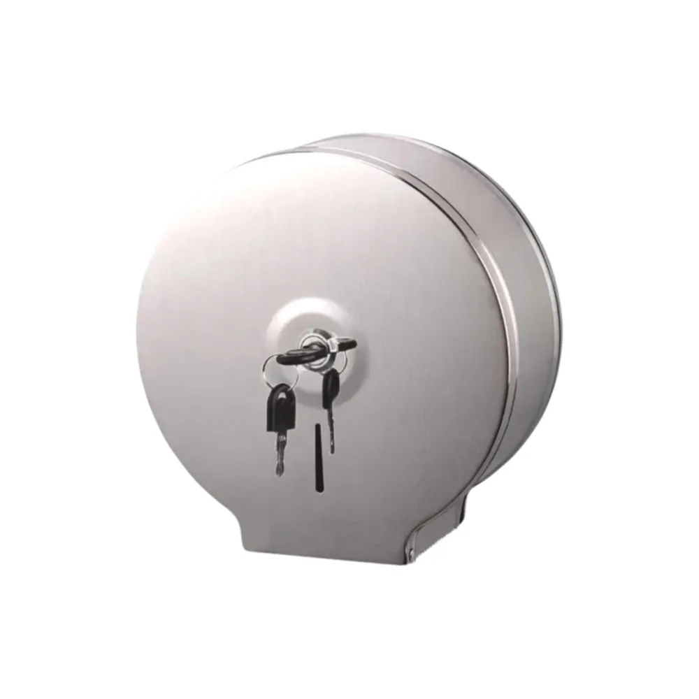 

Коробка для рулона туалетной бумаги из нержавеющей стали с ключом, зубчатая розетка для бумаги, диспенсер для бумажных полотенец, настенное крепление, водонепроницаемый