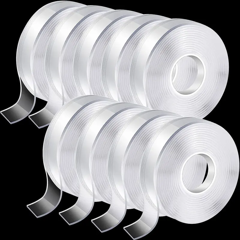 

30MM Traceless Double Sided Tape Multipurpose Removable Adhesive Nano Tape Mounting Tape for Indoor Outdoor 1/2/3/5M