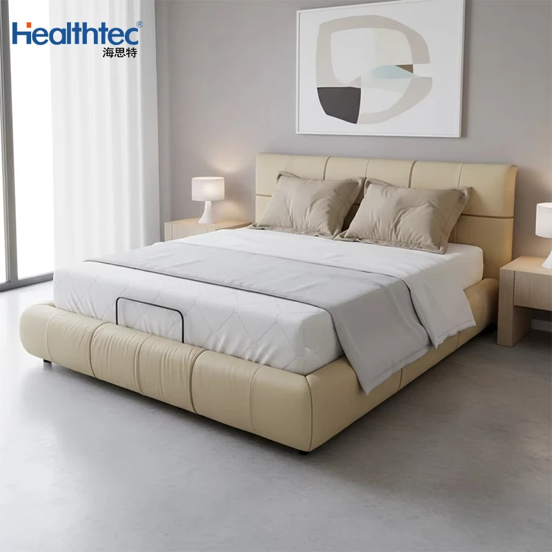 Foshan Luxury Metal Frame Okin Motor Zero-gravity  Memory Positions Electric Adjustable Bed for Home Use