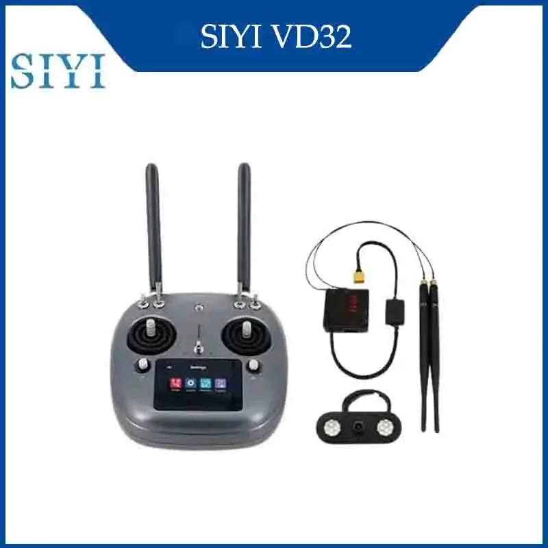 

SIYI VD32 Сельское хозяйство 2,4G 16CH IP67 Контроллер FPV - диапазон 5 км Водонепроницаемый | Сенсорный экран и передача данных Bluetooth для распыления дронов