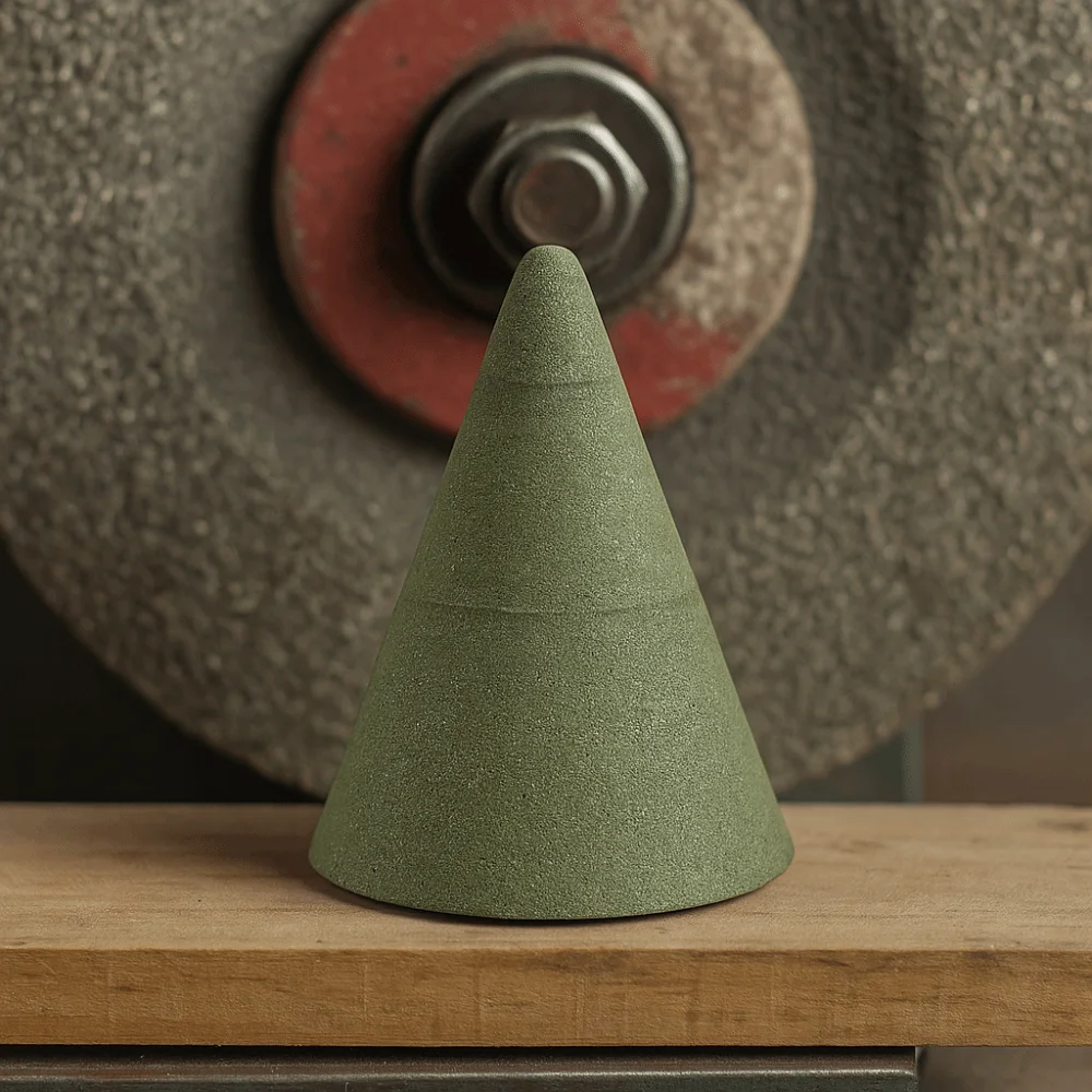 

50/100/200 Grits Cone Shape Polishing Wheel Cone Shape Engraving Tile Trimming Tool Countersink Conical Stone Grinding Head