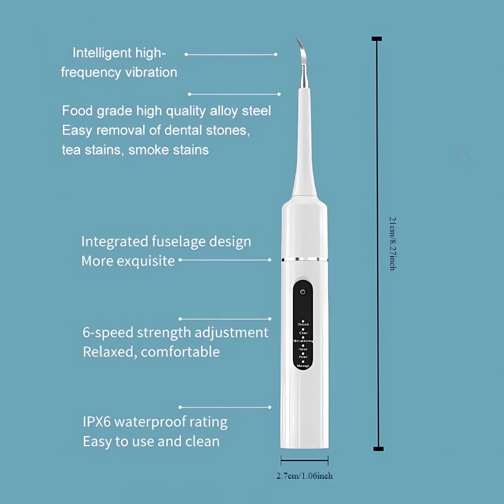 Sonic Electric Toothbrush - Home Portable Calculus Removal Care and Toothbrush Tool image 6