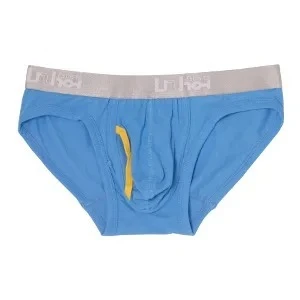 Men Cotton Triangle Briefs U-Convex Dual Pouch Breathable Sporty Sexy Sweat Absorbing Underwear Gays Erotic Low Waist Underpants