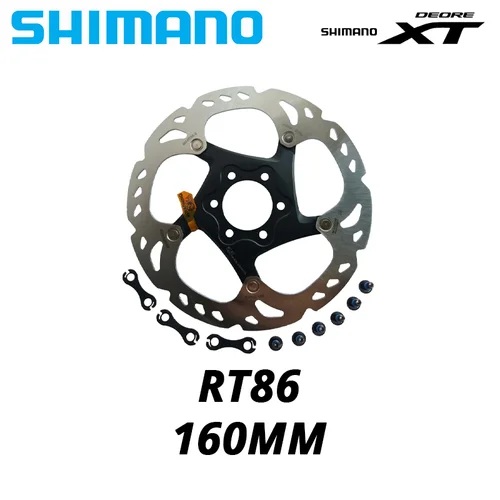 Imagen 2 del producto Disco de freno de bicicleta Shimano Deore XT RT86 tecnología de punto de hielo de 6 pernos disco de bicicleta de montaña MTB 160MM 180MM 203MM