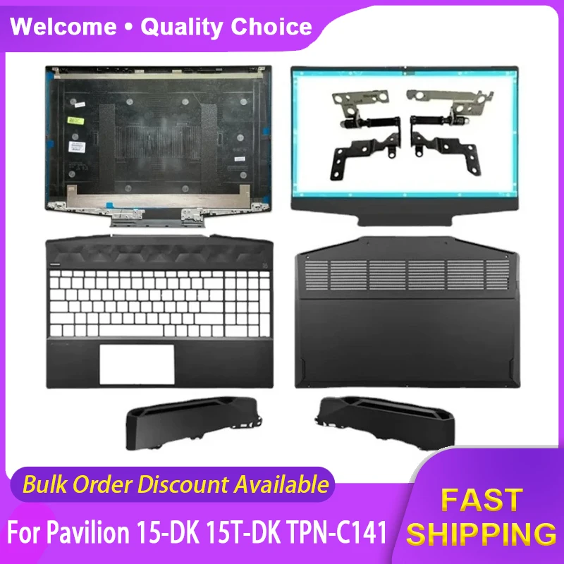 

НОВИНКА: Корпус для ноутбука HP Pavilion 15-DK 15T-DK TPN-C141 (задняя крышка LCD/передняя рамка/петли/подставка для рук/нижний корпус) L56914-001
