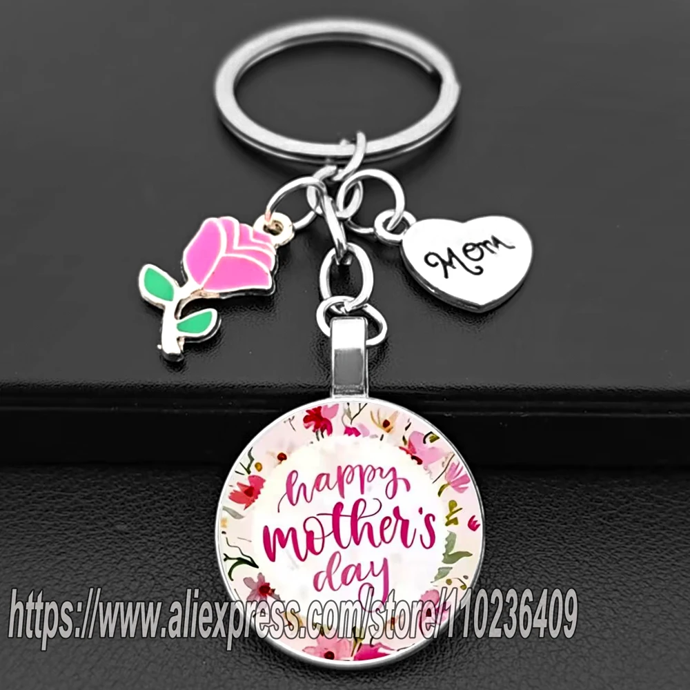 Happy Mother's Day Keychain Gifts for Mama Keyring Gift for Mother