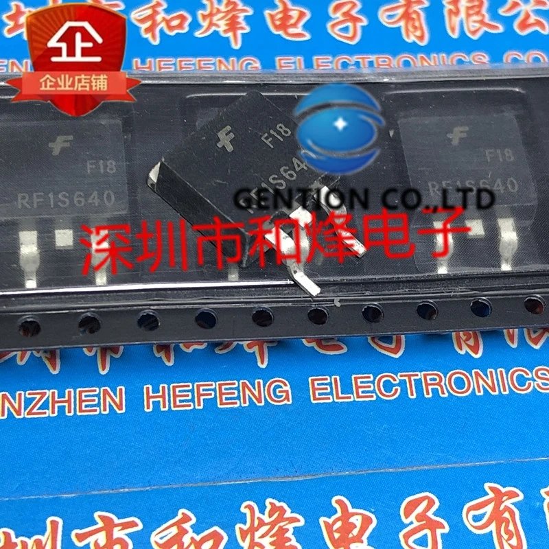 10PCS RF1S640  TO-263 200V 18A  in stock 100% new and original