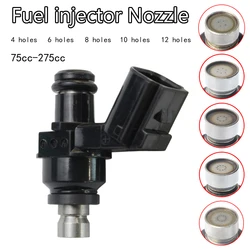 Cuerpo del acelerador de la motocicleta (4-6-8-10 agujeros) boquilla del inyector de combustible para WAVE110i WAVE-125i MSX PCX150 Click125i ADV150