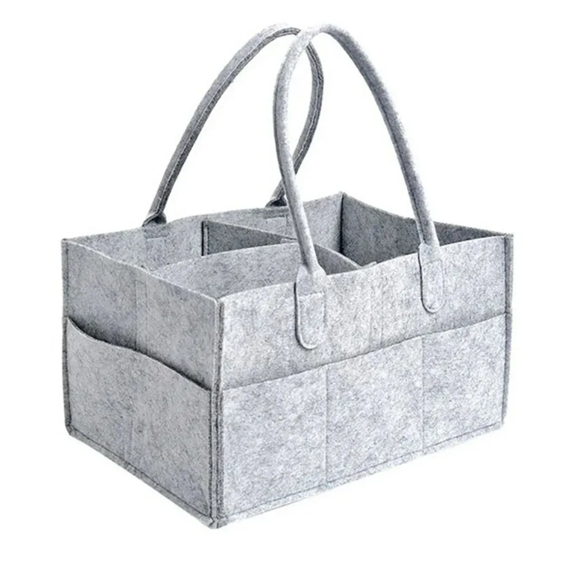 Organizador de Fraldas Portátil para Bebês: Bolsa de Armazenamento Essencial para Trocador e Carro, Caixa Organizadora para Fraldas de Bebê
