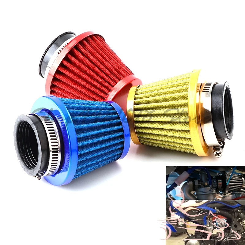 

38mm Air Filter Intake Induction Kit Universal for Off-road Motorcycle ATV Quad Dirt Pit Bike Mushroom Head Air Filter Cleaner