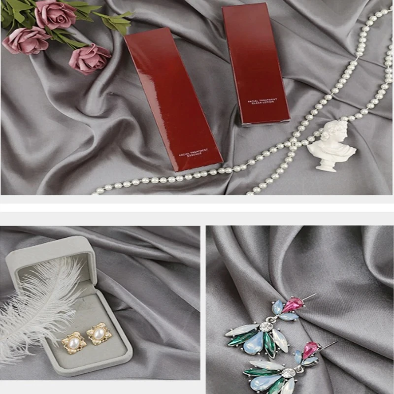 Hot Sales Silk Cloth Silk Photo Background Cloth Jewelry Photography Background Cloth Shooting Props