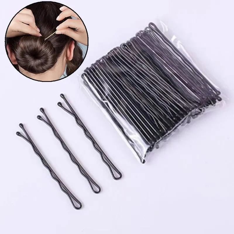 

Pieces 5cm Hair Clip Hairpins; Ladies Curly and Wavy Hairstyle Bobby Pins